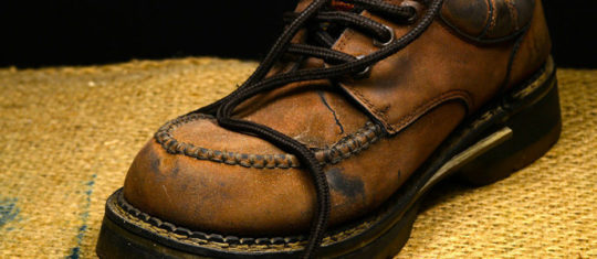 Chaussure de sécurité en cuir